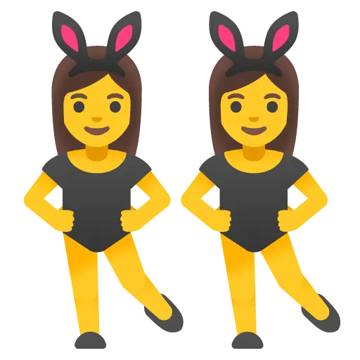 Women with Bunny Ears