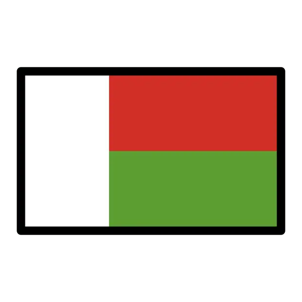 Flag: Madagascar