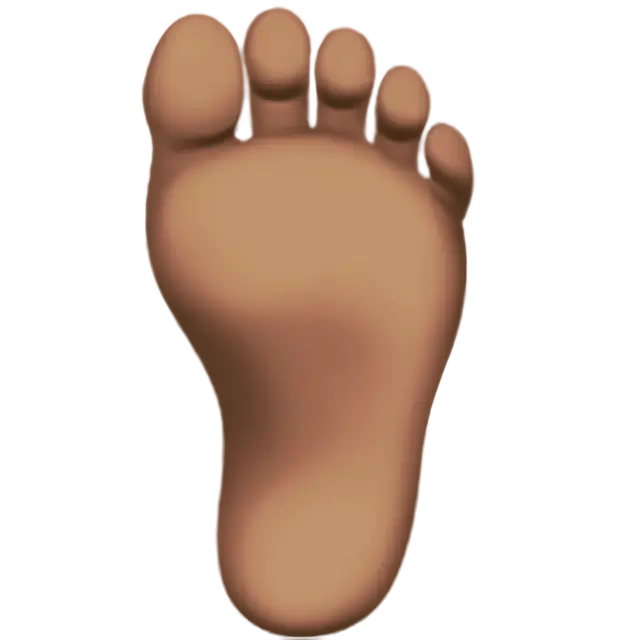 Foot: Medium Skin Tone