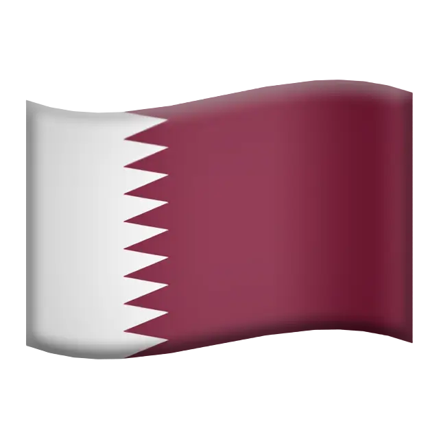 Flag: Qatar