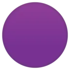 大きな紫色の円