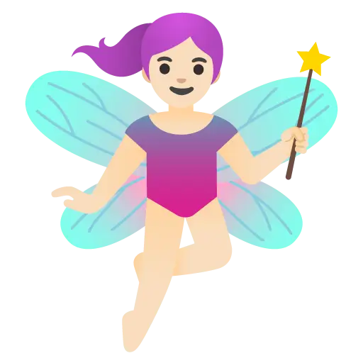 Woman Fairy: Light Skin Tone