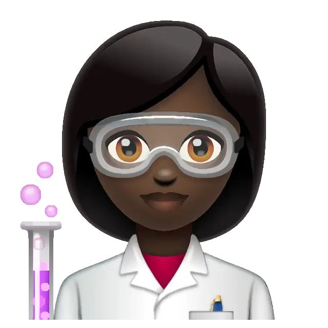 Woman Scientist: Dark Skin Tone