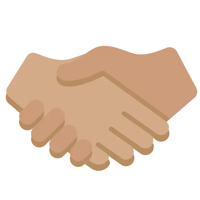 Handshake: Medium Skin Tone