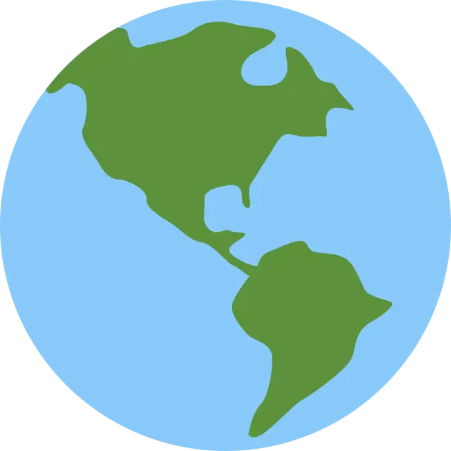 Earth Globe Americas