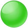 大きな緑色の円