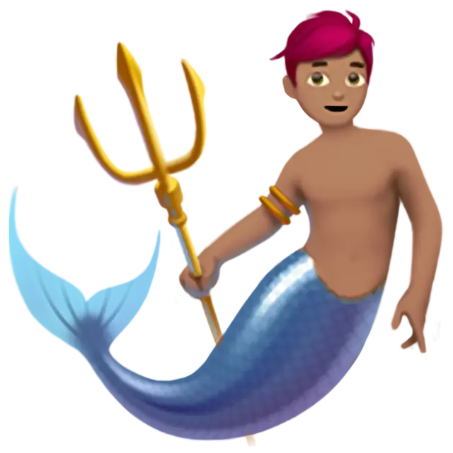 Merman: Medium Skin Tone