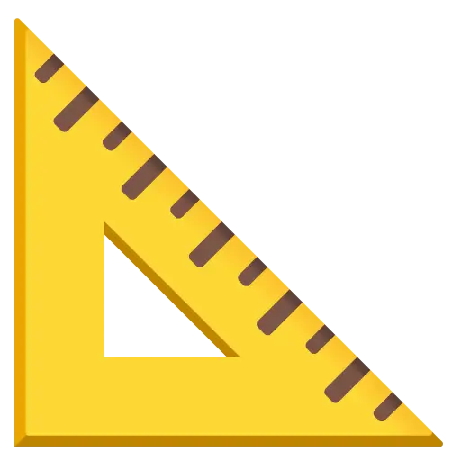 Régua Triangular