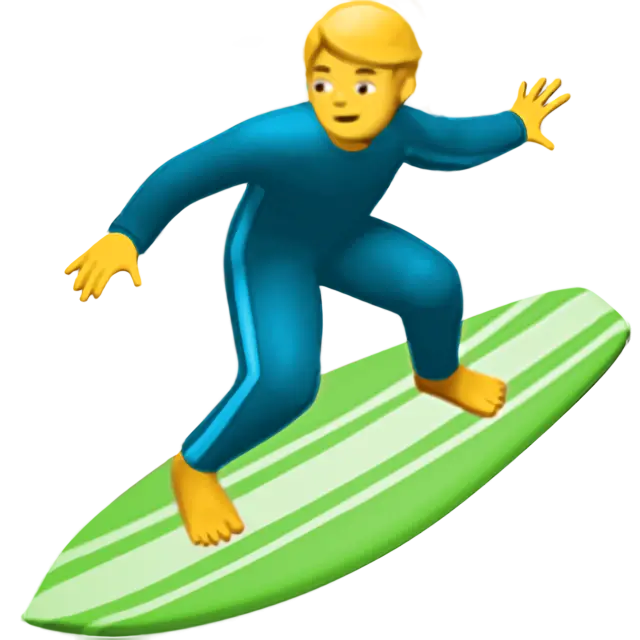 Man Surfing