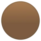 Large Brown Circle