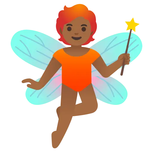 Fairy: Medium-Dark Skin Tone