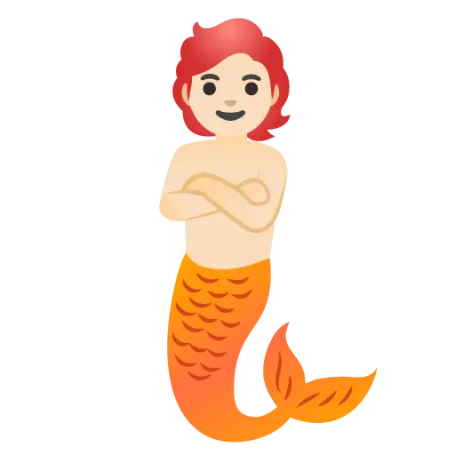 Merperson: Light Skin Tone