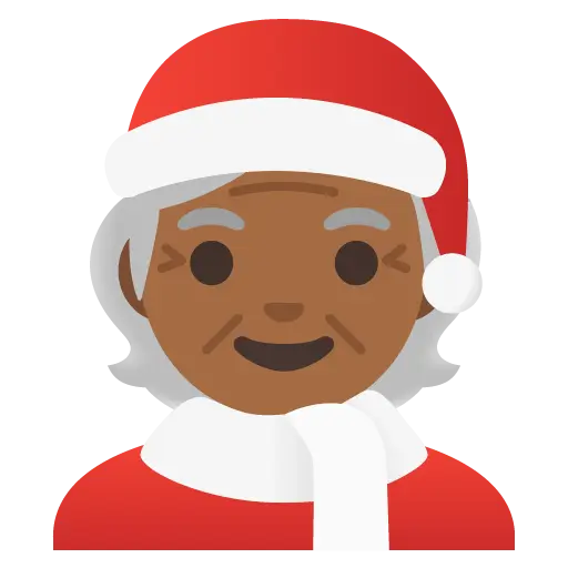 Mx Claus: Medium-Dark Skin Tone