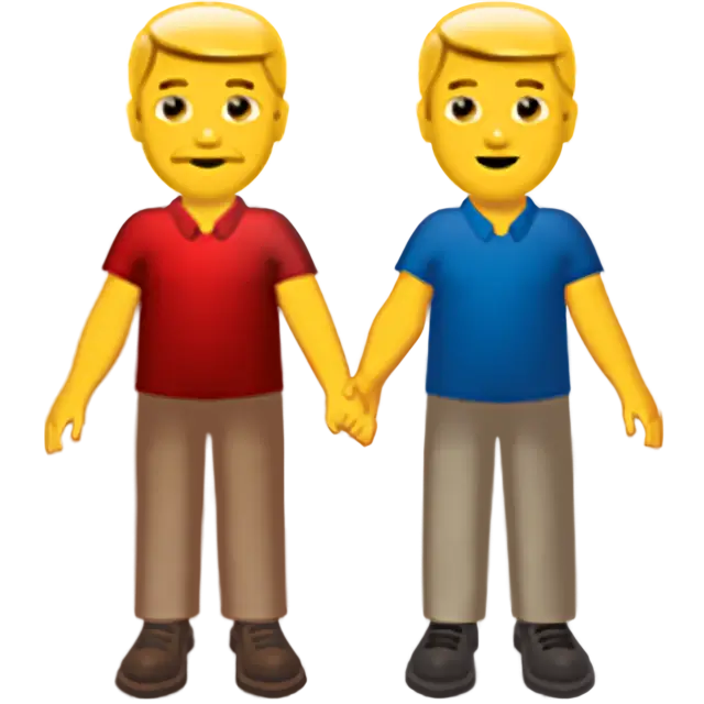 Two Men Holding Hands
