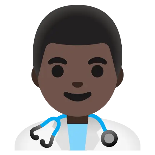 Man Doctor: Dark Skin Tone