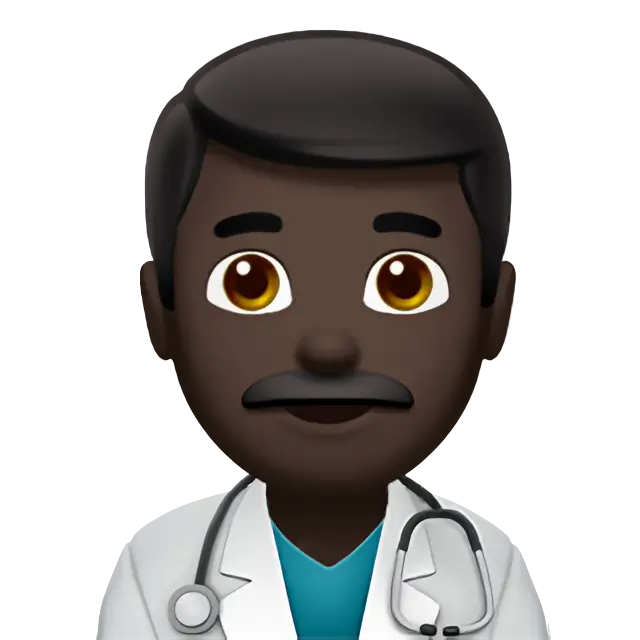 Man Doctor: Dark Skin Tone