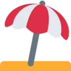 Esernyő a földön