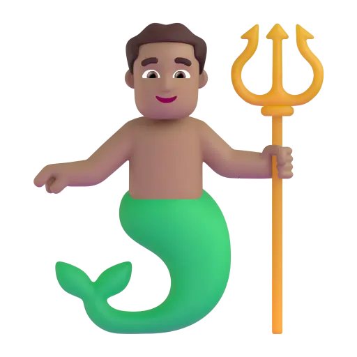 Merman: Medium Skin Tone