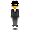 Man In Business Suit Levitating