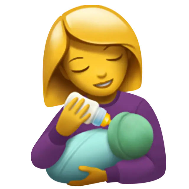 Woman Feeding Baby