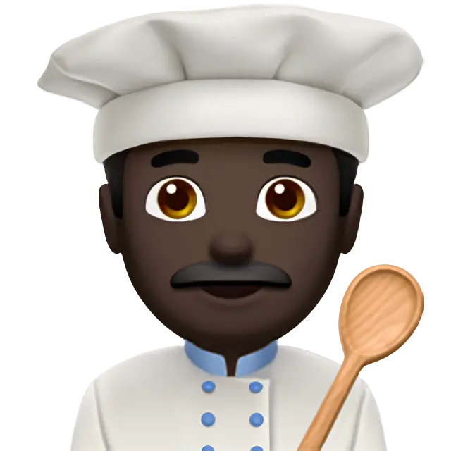 Man Cook: Dark Skin Tone